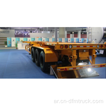 DongFeng 3-Axle Flat Bed نصف مقطورة